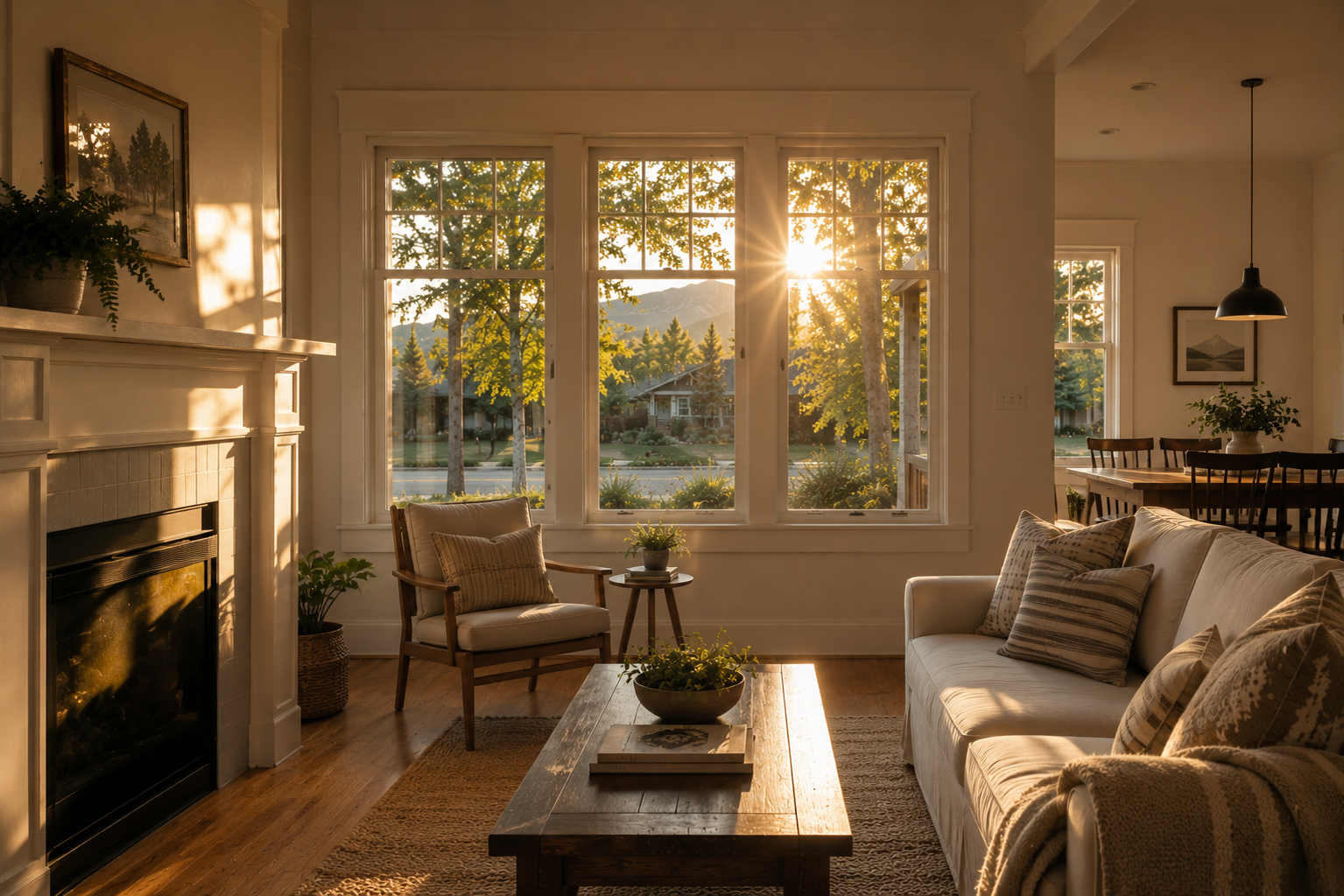 Colorado homeowners shaking hands with a Simple Home Sale buyer